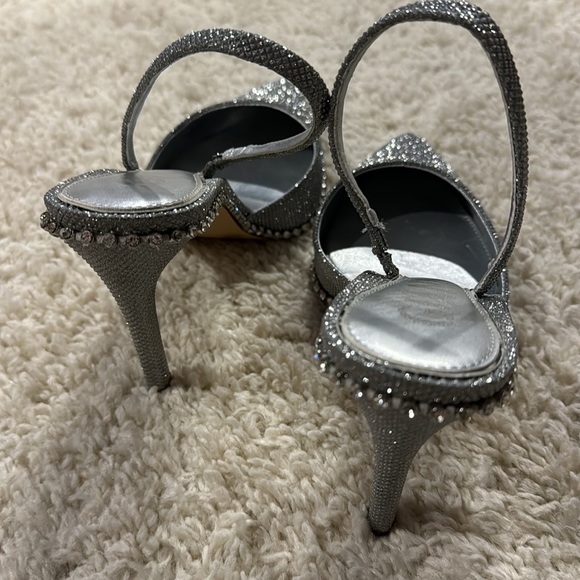 GIANNI BINI  gorgeous silver dress heels; EUC: Very elegant! - Picture 11 of 11